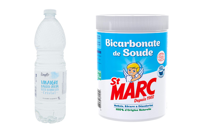 Bicabonate de soude et vinaigre