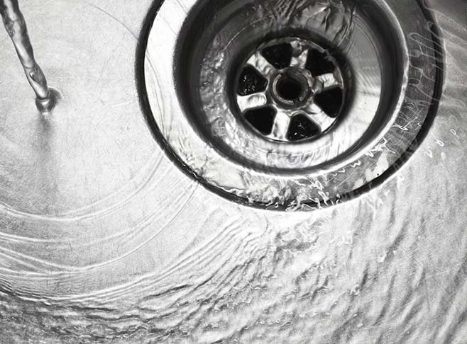 Evier eau propre
